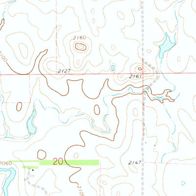 United States Geological Survey Crown Butte NW, ND (1972, 24000-Scale) digital map
