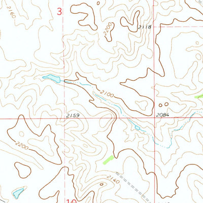 United States Geological Survey Crown Butte NW, ND (1972, 24000-Scale) digital map