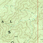 United States Geological Survey Crown King, AZ (1969, 24000-Scale) digital map