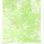 United States Geological Survey Crown Mountain, TX (1971, 24000-Scale) digital map