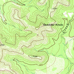 United States Geological Survey Crown Mountain, TX (1971, 24000-Scale) digital map