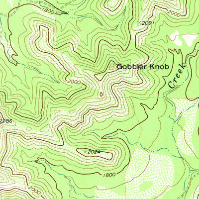 United States Geological Survey Crown Mountain, TX (1971, 24000-Scale) digital map