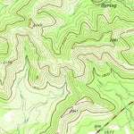 United States Geological Survey Crown Mountain, TX (1971, 24000-Scale) digital map