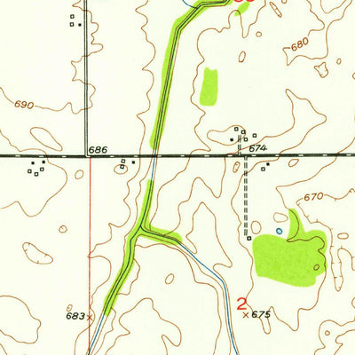 United States Geological Survey Crown Point, IN (1953, 24000-Scale) digital map