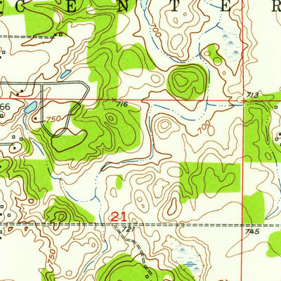 United States Geological Survey Crown Point, IN (1953, 24000-Scale) digital map