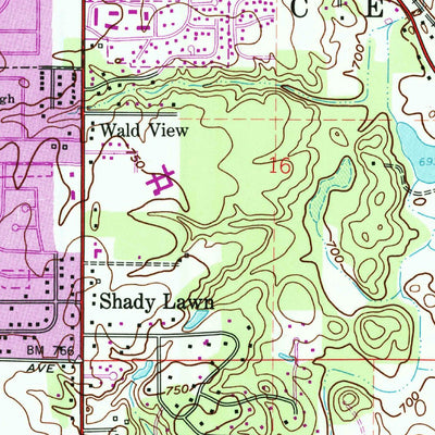 United States Geological Survey Crown Point, IN (1962, 24000-Scale) digital map