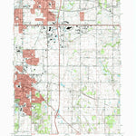 United States Geological Survey Crown Point, IN (1992, 24000-Scale) digital map