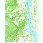 United States Geological Survey Crown Point, NY-VT (1950, 24000-Scale) digital map