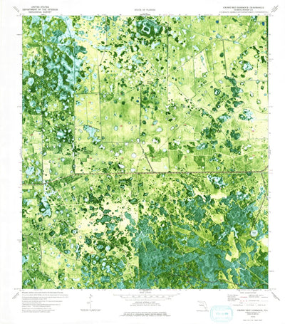 United States Geological Survey Crows Nest Hammock, FL (1974, 24000-Scale) digital map