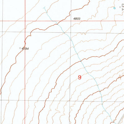 United States Geological Survey Crows Nest, NV (1990, 24000-Scale) digital map