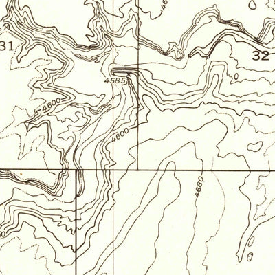 United States Geological Survey Crows Nest Spring, UT (1953, 24000-Scale) digital map