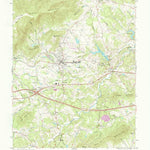 United States Geological Survey Crozet, VA (1973, 24000-Scale) digital map
