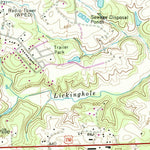 United States Geological Survey Crozet, VA (1973, 24000-Scale) digital map