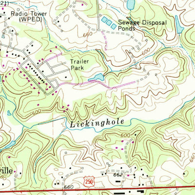 United States Geological Survey Crozet, VA (1973, 24000-Scale) digital map