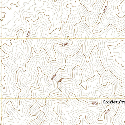 United States Geological Survey Crozier Peak, AZ (2021, 24000-Scale) digital map