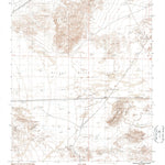 United States Geological Survey Crucero Hill, CA (1983, 24000-Scale) digital map