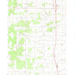 United States Geological Survey Crump, MI (1967, 24000-Scale) digital map