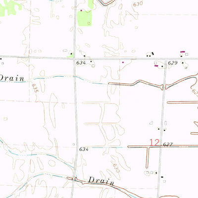 United States Geological Survey Crump, MI (1967, 24000-Scale) digital map