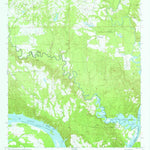 United States Geological Survey Crumptonia, AL (1974, 24000-Scale) digital map