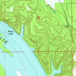 United States Geological Survey Crumptonia, AL (1974, 24000-Scale) digital map