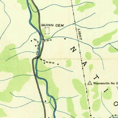 United States Geological Survey Cruso, NC (1935, 24000-Scale) digital map
