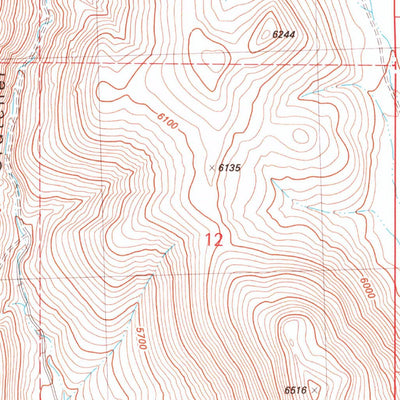 United States Geological Survey Crutcher Canyon, NV (1981, 24000-Scale) digital map