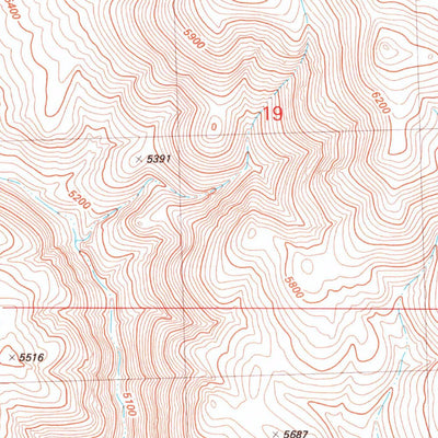 United States Geological Survey Crutcher Canyon, NV (1981, 24000-Scale) digital map