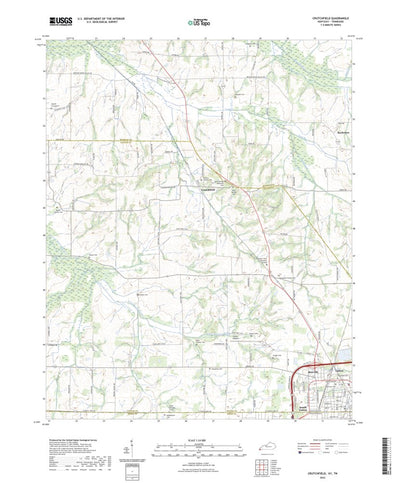 United States Geological Survey Crutchfield, KY (2022, 24000-Scale) digital map