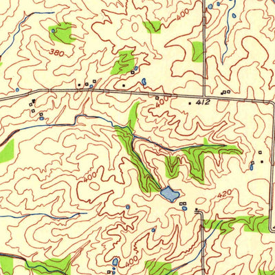 United States Geological Survey Crutchfield, KY-TN (1952, 24000-Scale) digital map