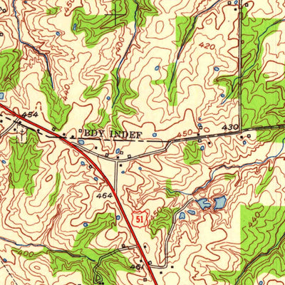 United States Geological Survey Crutchfield, KY-TN (1952, 24000-Scale) digital map
