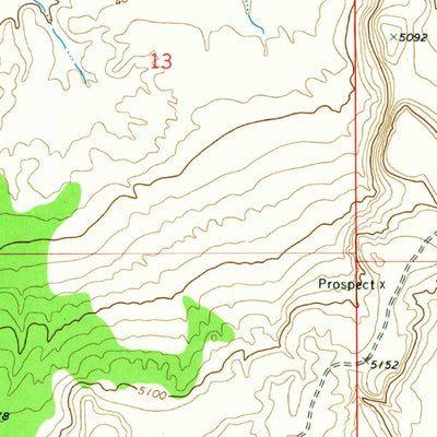 United States Geological Survey Cruz, UT (1973, 24000-Scale) digital map
