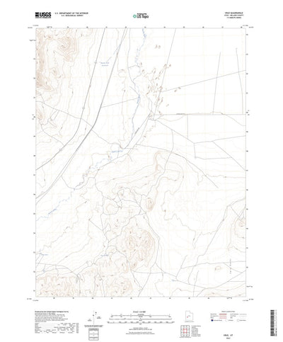 United States Geological Survey Cruz, UT (2023, 24000-Scale) digital map