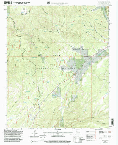 United States Geological Survey Cruzville, NM (1999, 24000-Scale) digital map