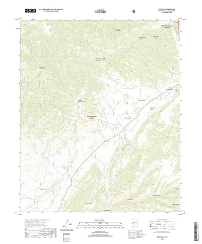 United States Geological Survey Cruzville, NM (2020, 24000-Scale) digital map