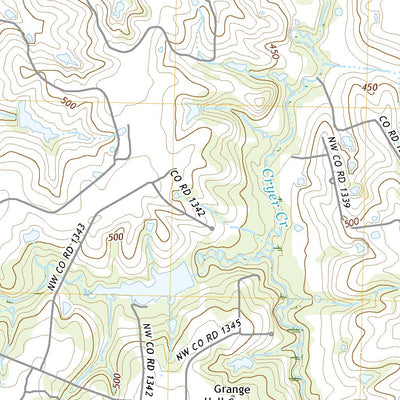 United States Geological Survey Cryer Creek, TX (2022, 24000-Scale) digital map