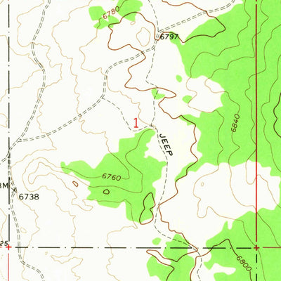 United States Geological Survey Crystal Butte, ID (1965, 24000-Scale) digital map