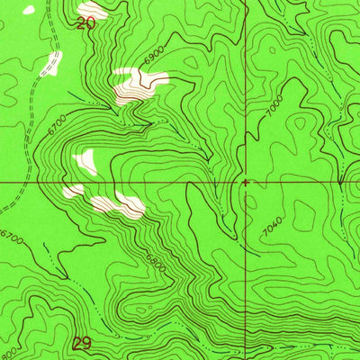 United States Geological Survey Crystal Butte, ID (1965, 24000-Scale) digital map