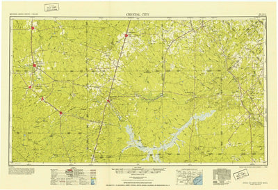United States Geological Survey Crystal City, TX (1953, 250000-Scale) digital map