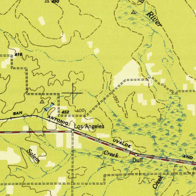 United States Geological Survey Crystal City, TX (1953, 250000-Scale) digital map