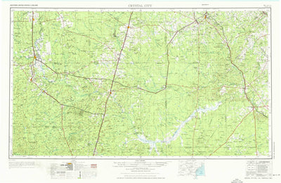 United States Geological Survey Crystal City, TX (1955, 250000-Scale) digital map