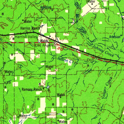 United States Geological Survey Crystal City, TX (1961, 250000-Scale) digital map