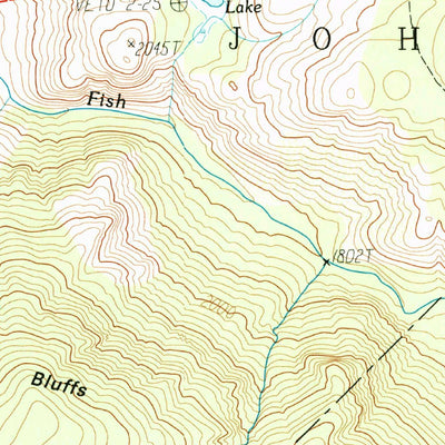United States Geological Survey Crystal Crag, CA (1992, 24000-Scale) digital map
