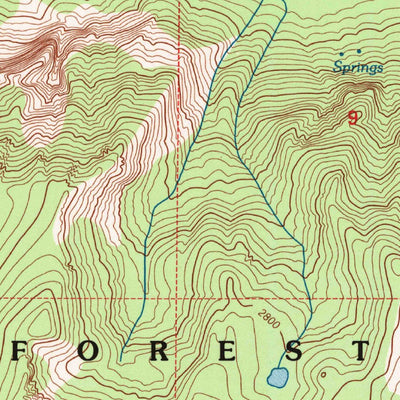 United States Geological Survey Crystal Crag, CA (1994, 24000-Scale) digital map