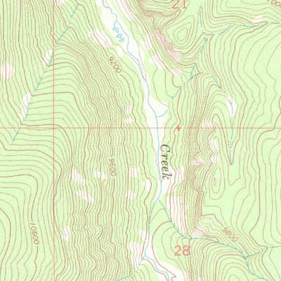 United States Geological Survey Crystal Creek, CO (1967, 24000-Scale) digital map