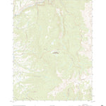 United States Geological Survey Crystal Creek, CO (2022, 24000-Scale) digital map
