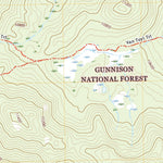 United States Geological Survey Crystal Creek, CO (2022, 24000-Scale) digital map