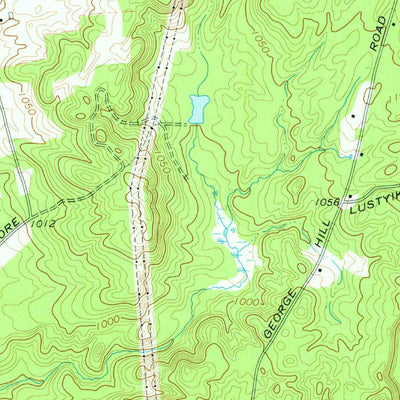 United States Geological Survey Crystal Dale, NY (1966, 24000-Scale) digital map