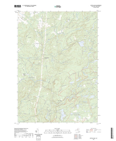 United States Geological Survey Crystal Dale, NY (2023, 24000-Scale) digital map