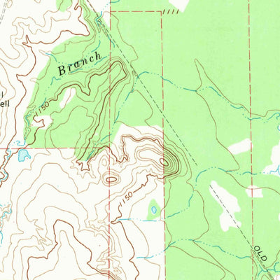 United States Geological Survey Crystal Falls, TX (1967, 24000-Scale) digital map