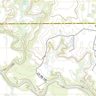 United States Geological Survey Crystal Falls, TX (2022, 24000-Scale) digital map